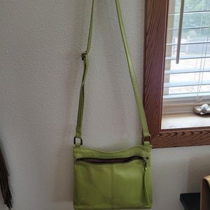 Hobo International Crossbody Bag.  Small.  Celery green. Purchased new 2023.